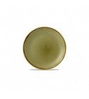 Piatto Piano Coupe 16.5 cm Harvest Green HVGREVP61 - per ristoranti - Imballo 12 pz