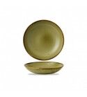 Piatto Fondo Coupe 24.8 cm Harvest Green per ristoranti. - Imballo 12 pz
