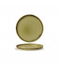 Piatto Piano Walled 26 cm Harvest Green HVGRWP261 - per hotel - Imballo 6 pz
