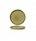 Piatto Piano Walled 21 cm Harvest Green HVGRWP211 - ristorazione - Imballo 6 pz