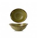 Coppa Ovale 19.9x16.8 cm Harvest Green Dudson per ristoranti - Imballo 6 pz