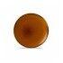 Piatto Piano Coupe 21.7 cm Brown per ristorazione - Imballo 12 pz