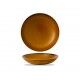 Piatto Fondo Coupe 24.8 cm Harvest Brown Dudson per hotel - Imballo 12 pz
