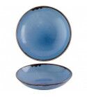Piatto Fondo Coupe Indigo Harvest Dudson 24.8 cm per ristoranti - Imballo 12 pz