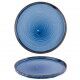 Piatto Piano Walled 26 cm Indigo Harvest Dudson - ristoranti - Imballo 6 pz