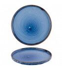 Piatto Piano Walled 26 cm Indigo Harvest Dudson - ristoranti - Imballo 6 pz