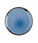 Piatto Piano Coupe 21.7 cm Indigo Harvest per ristoranti - Imballo 12 pz