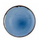 Piatto Piano Coupe Indigo Harvest Dudson per ristoranti - Imballo 12 pz