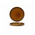 Piatto Piano Walled 26 cm Harvest Brown - per hotel - Imballo 6 pz