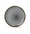 Piatto Piano Coupe 28.8 cm Harvest Grey HVGYEV111 per ristoranti - Imballo 12 pz