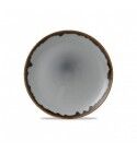 Piatto Piano Coupe 26 cm Harvest Grey HVGYEV101 Dudson - per ristoranti - Imballo 12 pz