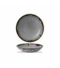 Piatto Fondo Coupe 24.8 cm Grey Harvest per hotel - Imballo 12 pz