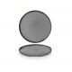 Piatto Piano Walled 26 cm Harvest Grey HVGYWP261 Dudson per hotel - Imballo 6 pz
