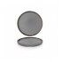 Piatto Piano Walled 26 cm Harvest Grey HVGYWP261 Dudson per hotel - Imballo 6 pz
