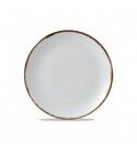 Piatto Piano Coupe Dudson 26 cm Harvest Natural HVNAEV101 - ristorante - Imballo 12 pz