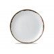 Piatto Piano Coupe 21.7 cm Harvest Natural Dudson per ristoranti - Imballo 12 pz