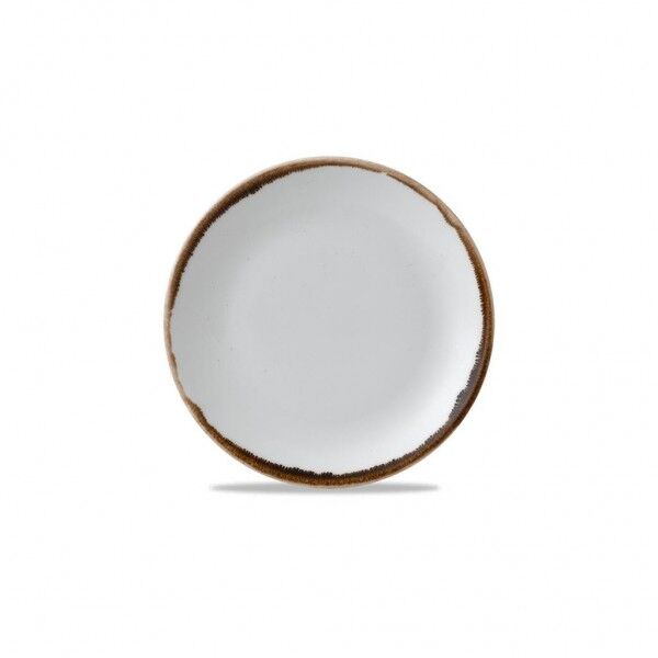 Piatto Piano Coupe 16.5 cm Natural Dudson per ristoranti - Imballo 12 pz