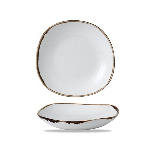 Piatto Fondo Wobbly 29.5 cm Harvest Natural da Dudson per ristoranti - Imballo 6 pz