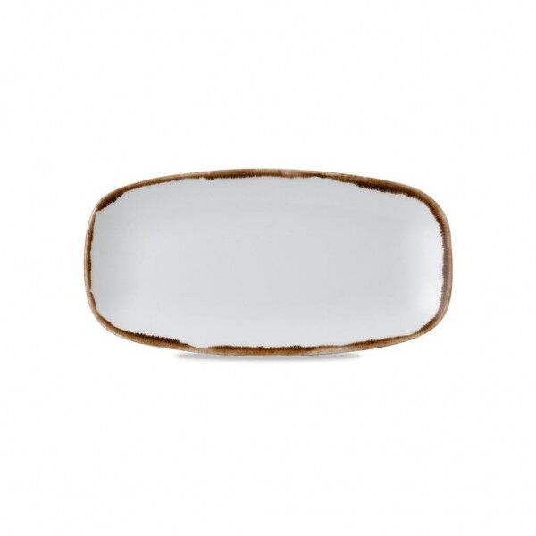 Piatto Rettangolare 35x18.5 cm Natural Harvest per hotel - Imballo 6 pz