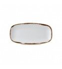Piatto Rettangolare 35x18.5 cm Natural Harvest per hotel - Imballo 6 pz