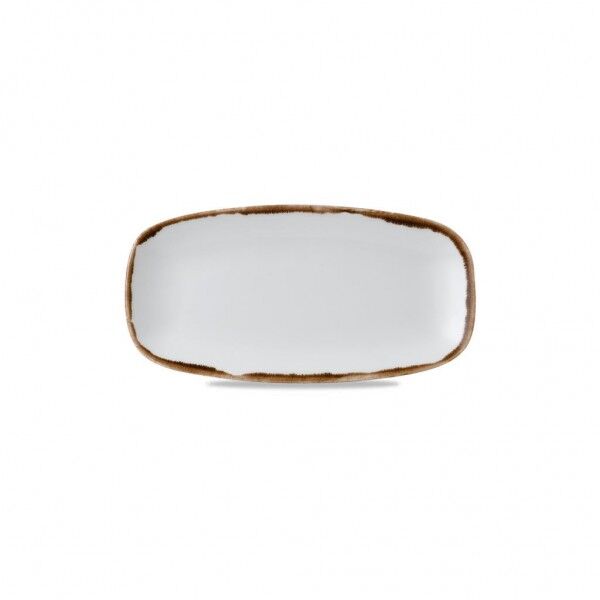 Piatto Rettangolare 29.5x15 cm Harvest Natural Dudson per ristoranti - Imballo 12 pz