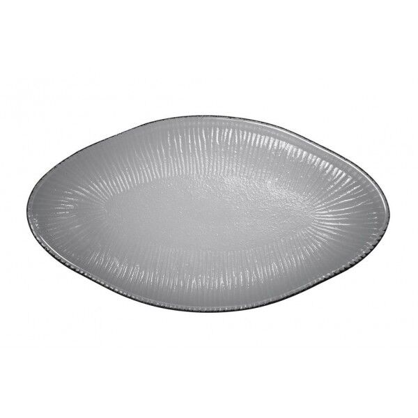 Piatto Ovale Organic 29.5x16.2 cm Vetro Dusk GLDKTBO11 Churchill - ristoranti - Imballo 6 pz