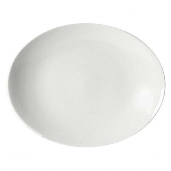 Piatto Ovale 32x25 cm Orbit WHOP121 Churchill per ristoranti - Imballo 12 pz