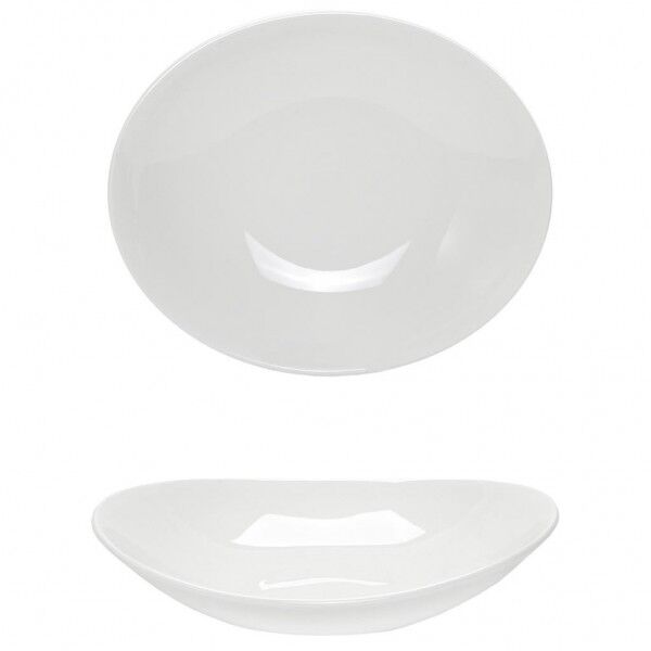 Coppa Ovale 25.5x21 cm Churchill Orbit per ristoranti - Imballo 12 pz