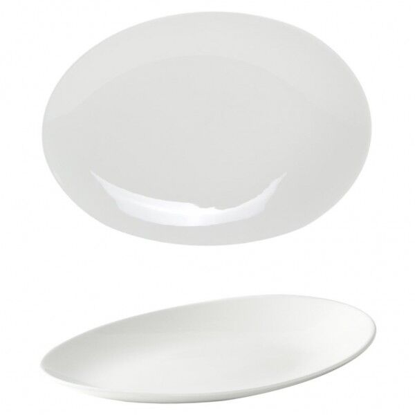 Piatto Ovale Coupe Churchill Orbit WHOR141 per ristoranti - Imballo 12 pz