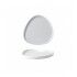 Piatto Triangolare Walled 26 cm White WHWT271 per ristoranti - Imballo 6 pz