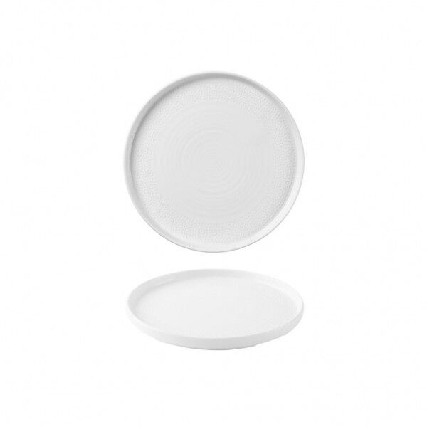 Piatto Piano Walled 21 cm Isla White - per ristoranti - Imballo 6 pz