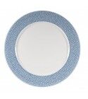 Piatto Piano Churchill 21 cm Ocean Blue per ristorazione - Imballo 12 pz