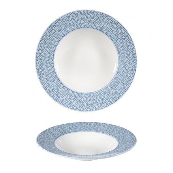 Pasta Bowl 28 cm Isla Ocean Blue Churchill per ristoranti - Imballo 12 pz