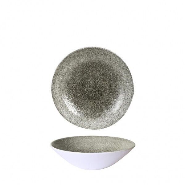 Coppa in ceramica 19.5 cm Quartz Black Studio Prints Raku per ristoranti - Imballo 6 pz