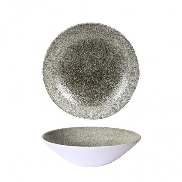 Coppa 22 cm Quartz Black Studio Prints Raku per ristorazione - Imballo 6 pz
