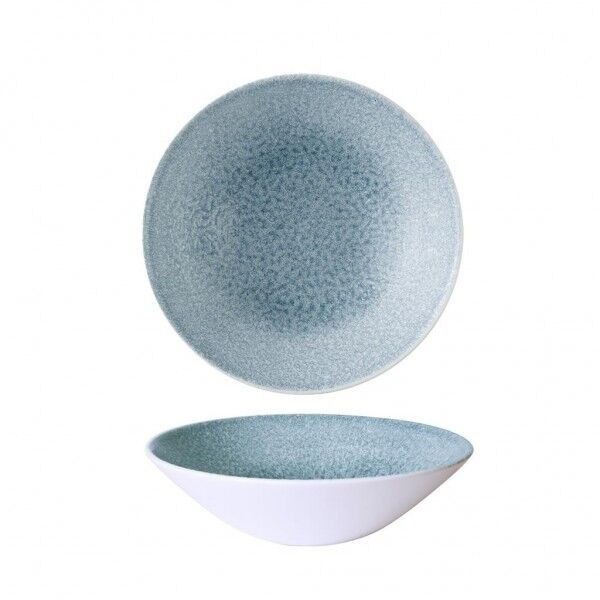 Coppa 22 cm Topaz Blue Studio Prints Raku per ristoranti - Imballo 6 pz