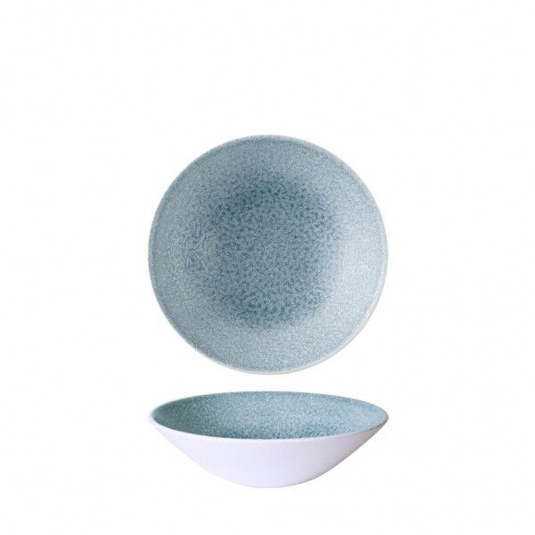 Coppa 19.5 cm Topaz Blue Churchill Studio Prints Raku per ristoranti - Imballo 6 pz