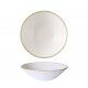 Coppa Stonecast SWHSEB221 Barley White da 22 cm per ristoranti - Imballo 6 pz