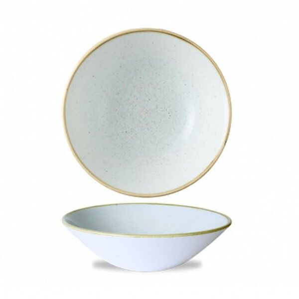 Coppa 19.5 cm Egg Blue Stonecast SDESEB191 Churchill per ristoranti - Imballo 6 pz