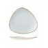 Piatto Triangolare Stonecast Duck Egg Blue Churchill 26.5 cm per ristorante - Imballo 12 pz