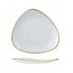 Piatto Piano Triangolare 22.9 cm Duck Egg Blue Stonecast - ristorante - Imballo 12 pz
