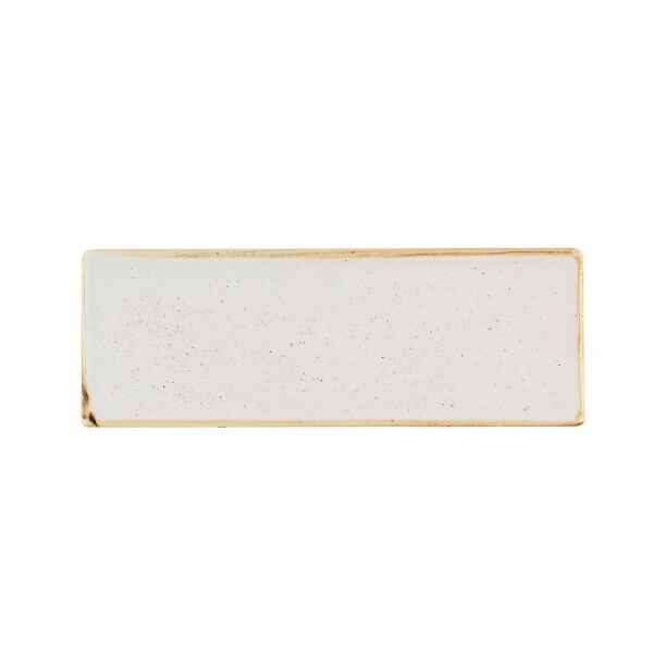 Piatto Rettangolare Tasting Barley White Churchill Stonecast - per ristoranti - Imballo 6 pz