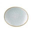 Piatto Ovale Coupe 19.2 cm Duck Egg Blue Churchill per ristoranti - Imballo 12 pz