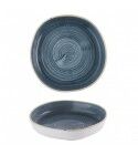 Piatto Fondo Walled Organic Blueberry Stonecast Churchill per ristoranti - Imballo 6 pz