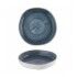 Piatto Fondo Walled Organic Blueberry Stonecast Churchill per ristoranti - Imballo 6 pz