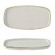 Piatto Rettangolare Walled 35.5x19 cm Stonecast Barley White - per ristorazione - Imballo 6 pz
