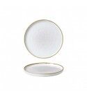 Piatto Piano Walled 21 cm Stonecast Barley White per hotel - Imballo 6 pz
