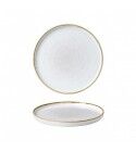 Piatto Piano Walled 28 cm Stonecast Barley White SWHSWP281 - per ristoranti - Imballo 6 pz