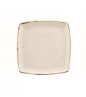 Piatto Quadro Stonecast Barley White Churchill 26.8x26.8 cm per ristoranti - Imballo 6 pz