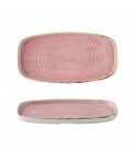 Piatto Rettangolare Churchill Stonecast Petal Pink SPPSWO291 - per ristorazione - Imballo 12 pz